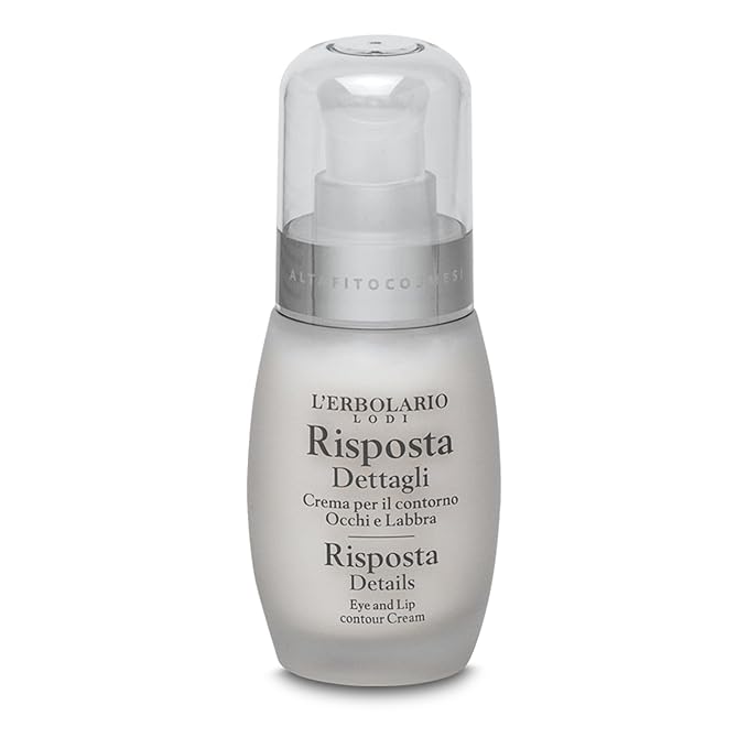 L'Erbolario Risposta Details Eye and Lip Contour Cream, 1 oz, Firming Eye Cream, with Shea Butter, Moisturizing and Nourishing, Cruelty-Free