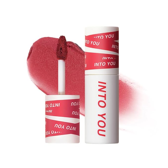 INTO YOU Matte Lipstick, Super Stay Lip Clay for Women, Waterproof, Long Lasting Lip Stain, High Impact Lipcolor with Lightweight Lip Mud Texture, Dual-use for Lips and Cheek, Pink Lipstick (EM15)