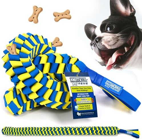 Race&Herd KnottyBall Xtreme Snuffle Ball for Dogs — 500 Pocket Puzzle