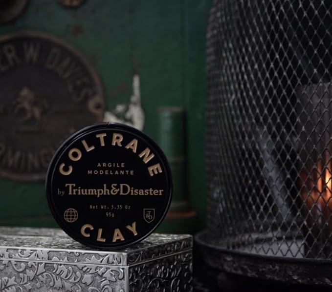 TRIUMPH & DISASTER Coltrane Hair Clay Pomade – Medium Hold, Matte Finish Styling Paste for Men and Women with Smoky Earth Scent, 25g