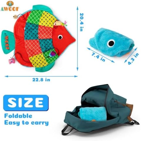 AWOOF Cat Mat,Catnip Toys for Indoor Cats