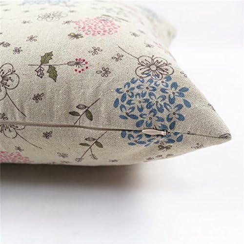 MoonRest Decorative Pillow, Fully Assembled with Hidden Zipper Filled with Synthetic Down Pillow Inserts (Rose Blossom Flower)