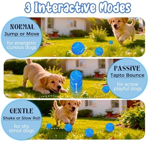 Interactive Dog Ball Automatic Motion Activated 3 Modes