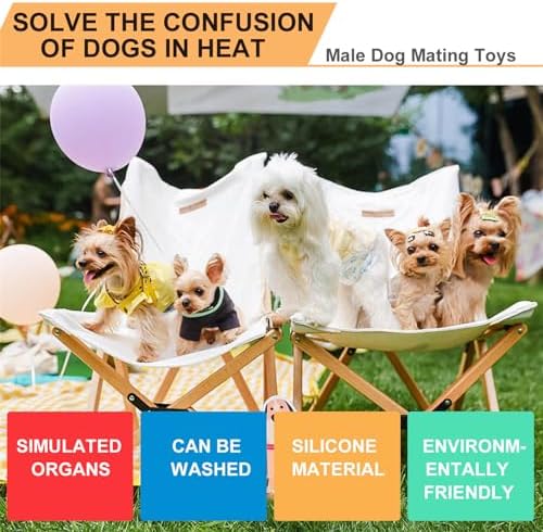 Male Dog Silicone Mating Toy, Dogs Interactive Sleeping Toys, Pet Dog Partner Toy for Male Estrus Dog,13cm