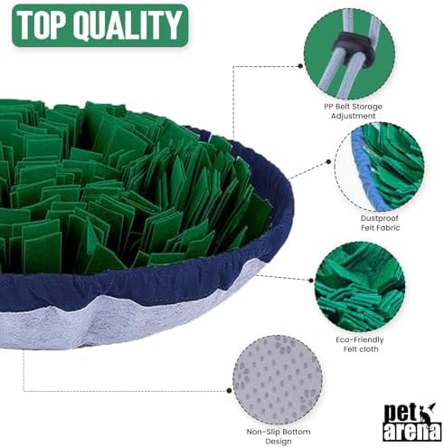 PET ARENA Adjustable Snuffle Mat for Dogs Puzzle Feeder Toy