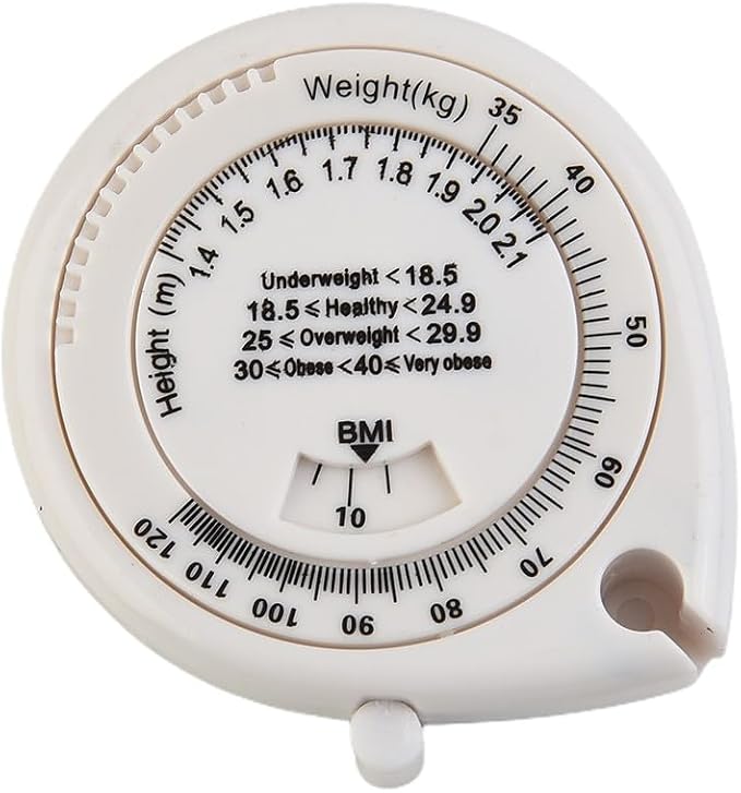 Brand New Hot Sale Protable Tape Measure Retractable 150 Cm Accurate Body Mass Index Calculator Diet Tape High Quality