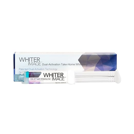 Whiter Image Deluxe Teeth Whitening Syringe Refill to Eliminate Teeth Discoloration While Fighting Plaque Bacteria, Teeth Whitening Set for A Stronger Enamel