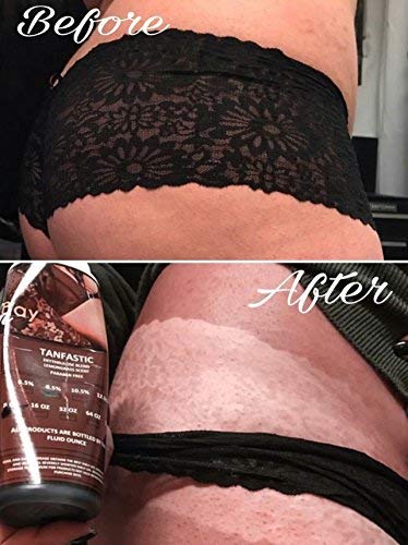 Tan Alchemy, Tanfastic Long-Wear Blend 10.5% Med Sunless Airbrush Spray Tanning Solution 64 oz (2-32 oz)