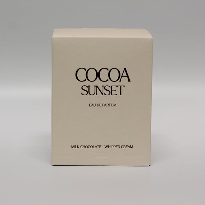 Zara Cocoa Sunset Perfume for Women Rich Indulgent Fragrance with Milk Chocolate Vanilla Whipped Cream Passion Fruit Peach and Creamy Sweet Notes Eau de Parfum 100ml (3.4 fl oz.)