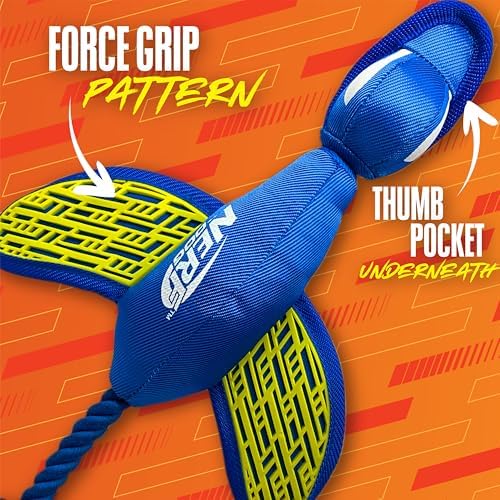Nerf Dog Large Nylon Launching Duck/Blue/Green