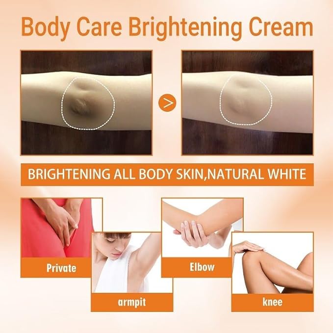 Body VVhitening Cream for Private Area and Bikini Area, Quick Results Vitamin C Skin Care Cream for Underarm, Neck, Armpit, Elbow, Knees and Inner Thigh (1.8 FL.Oz)