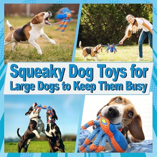 LEGEND SANDY Squeaky Dog Toys- Plush Dog Toys with Soft Fabric for Small, Medium, and Large Dogs Daily Companionship, Training Reward Gift | Puppy Chew Toys for Teething, Daily Companionship, Training Reward Gift
