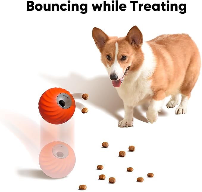 FUNNYDUCK Interactive Dog Toys, Treat Dispensing Dog Feeder Puzzle for Dogs