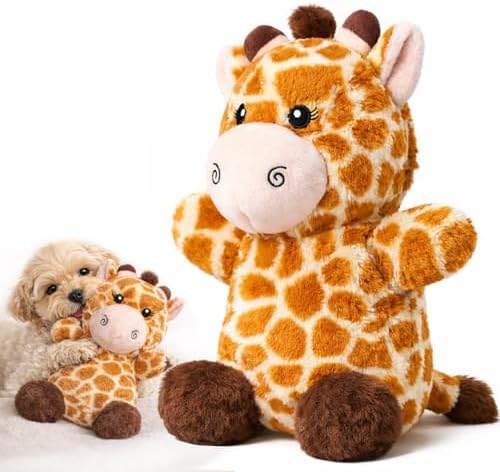 Soft Plush Giraffe Dog Toy for Small & Medium Dogs and Puppies