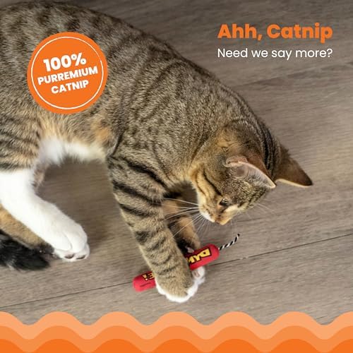 Catstages Green Magic Dynamite Kicker Cat Toy with 100% Catnip, 7"