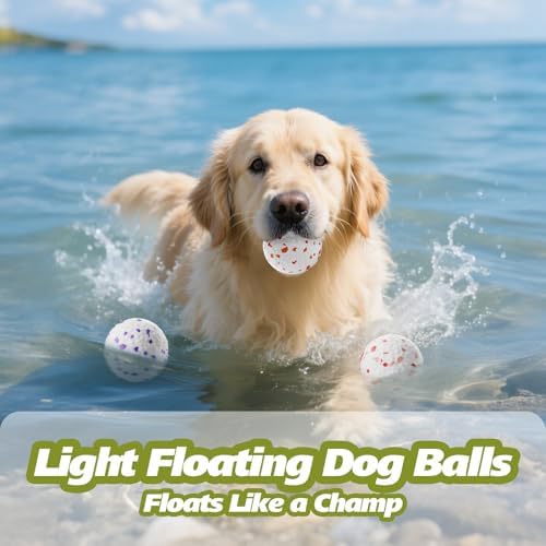 FOXMM E-TPU Dog Balls 3 Pack - Interactive Tennis Balls Alternative
