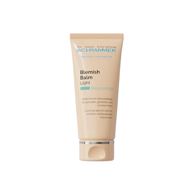 Schrammek Blemish Balm Light (1.4 fl oz) - Covering Special Care for Irritated, Reddened & Impure Skin - The Original since 1967 - BB Cream - Tinted Face Moisturizer - Facial Skin Care - Dr