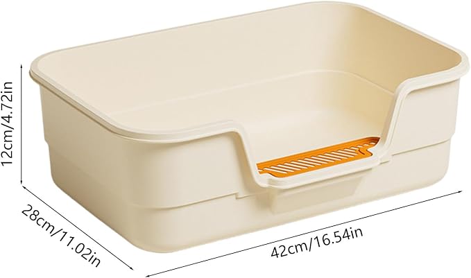 Large Cat Litter Box with Lid, Shovel, Cute Breathable Potty | Anti-Splashing Toilet,High Edges Kitty Covered Litter Boxes For Kitty Cat Litterbox For Indoor Use Cat Owners Gifts for Women