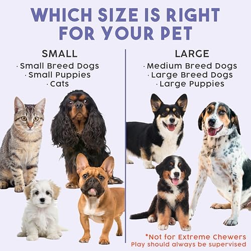 Awoo Flying Saucer Toy - 3-in-1 Silicone Dog Treat Puzzle, Lick Mat and Slow Feeder - for Wet and Dry Food - Dishwasher Safe Pet Toy - Enrichment Game for Dogs up to 30 lbs - Small (Lavender)
