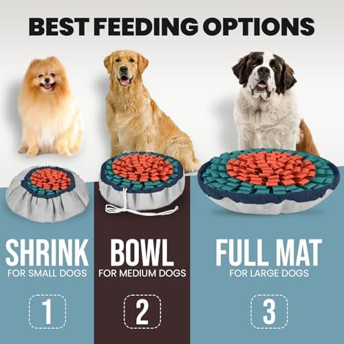 PET ARENA Snuffle Mat Dog Puzzle Toy Slow Feeder for Training & Enrichment