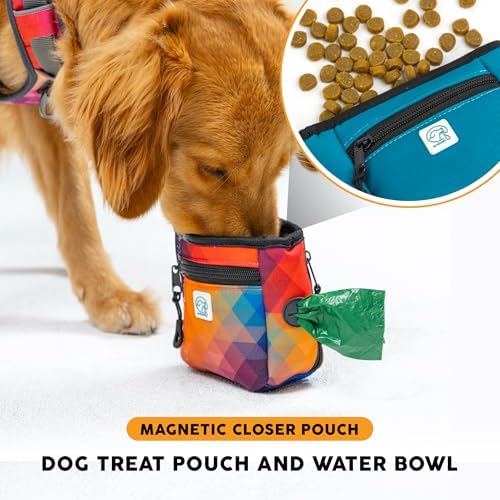 Embark Dog Treat Pouch - Waterproof Training Bag & Portable Water Bowl
