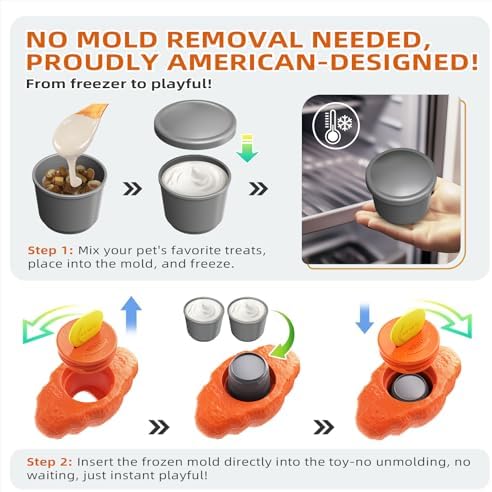 2pack Durable Frozen Dog Chew Toy for Aggressive Chewers