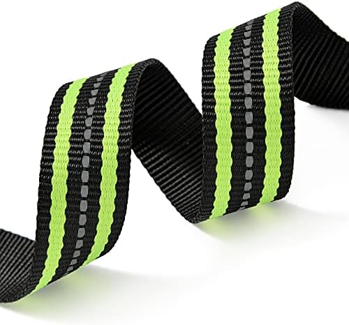Mile High Life Reflective Dog Collar, Adjustable Lightweight Quick Release
