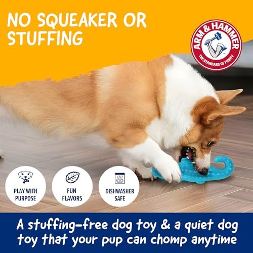 Arm & Hammer Nubbies Gator Dog Dental Chew Toy, Mint Flavor