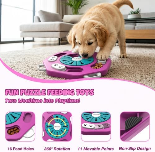 YINEYA Dog Puzzle Toy, Enrichment Toys for Dogs Mental Stimulation