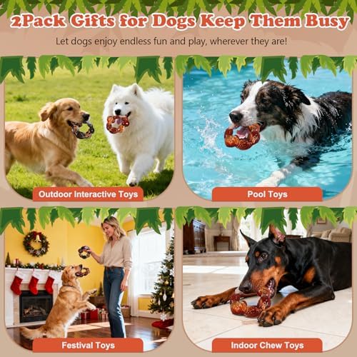 Gorilla 2Pack Indestructible Dog Chew Toys for Aggressive Chewers