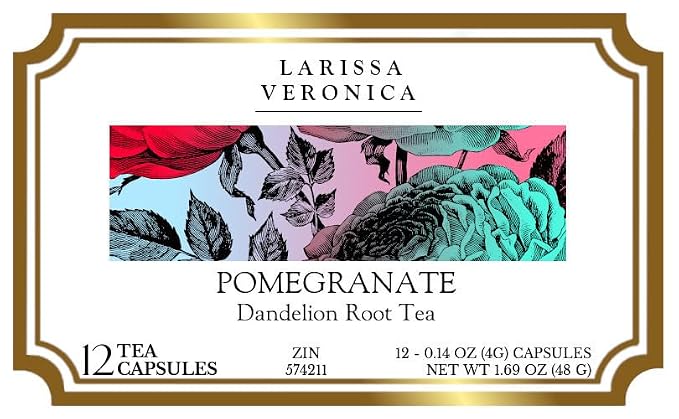 Pomegranate Dandelion Root Tea (Single Serve K-Cup Pods) (12 pods, ZIN: 574211)