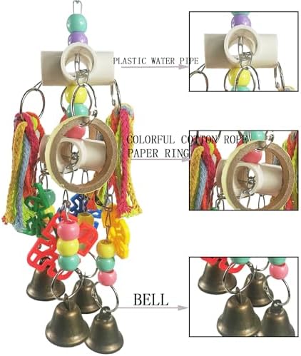Parrot Toys Hanging Interactive Chew Toys