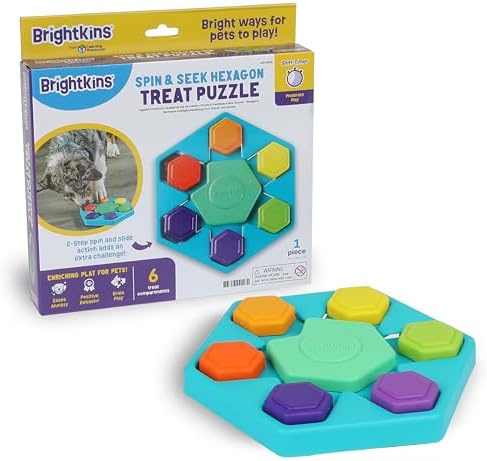 Brightkins Spin & Seek Hexagon Treat Puzzle