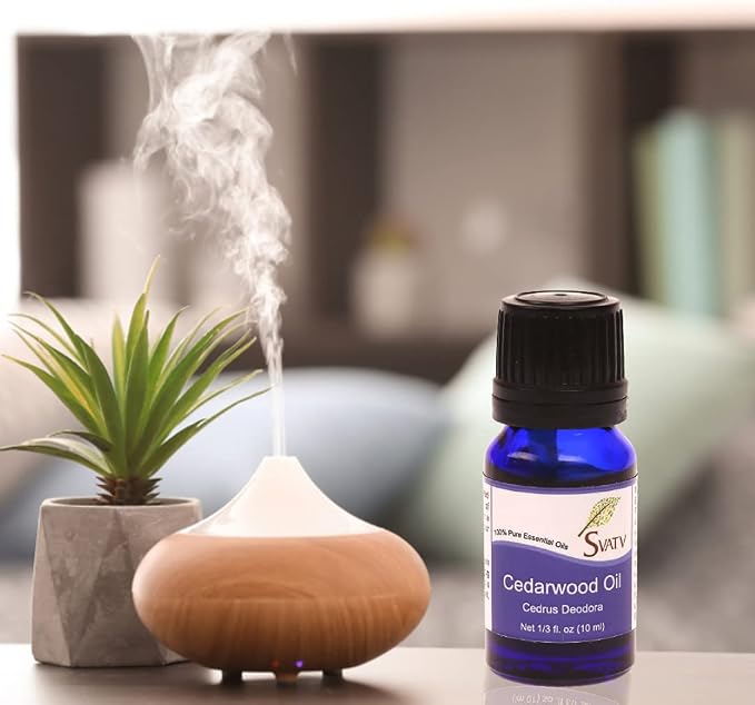 Cedarwood Essential Oil Therapeutic Grade Aromatherapy Oils Fragrance Oil for Diffuser Yoga Massage & DIY Personal Care 10 ml