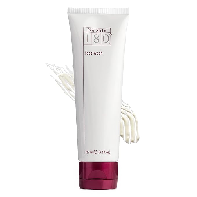 Nu Skin 180°® Face Wash | Aging Cleanser | Vitamin C Face Wash for Youthful Appearance | Fine Lines Reduction & Face Moisturizer | 4.2 Fl Oz | 1 Pack