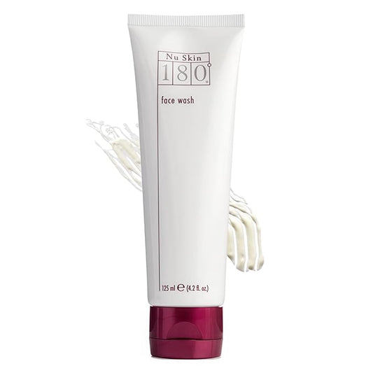 Nu Skin 180°® Face Wash | Aging Cleanser | Vitamin C Face Wash for Youthful Appearance | Fine Lines Reduction & Face Moisturizer | 4.2 Fl Oz | 1 Pack