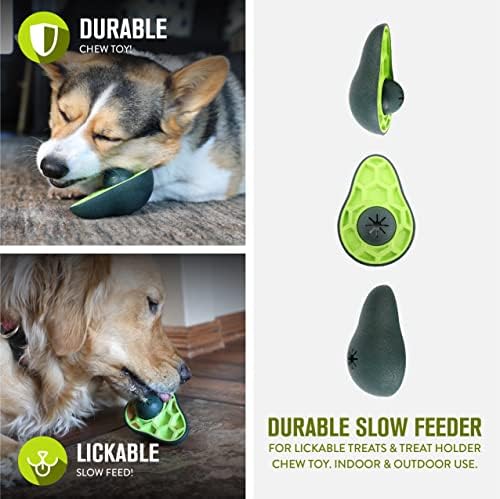 Hyper Pet Wobocado Bully Stick Dog Treat Holder, Slow Feeder, Interactive Chew Toy, Alternative to Dog Treat Dispensing Dog Toys, For All Breeds