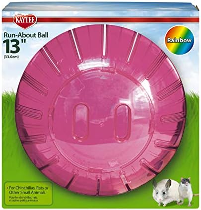Kaytee 13" Assorted Color Run-About Exercise Ball For Pet Rats & Chinchillas