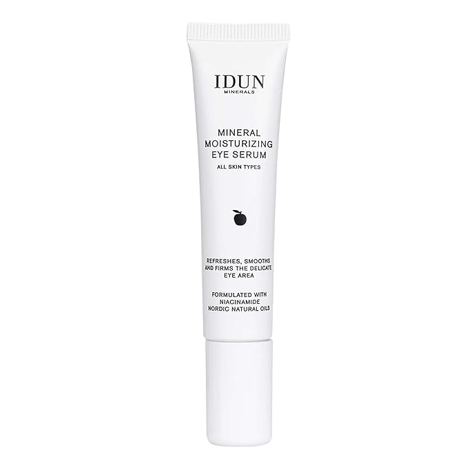 IDUN Minerals Moisturizing Eye Serum - For A Refreshing, Smoothing And Firming Effect - Softening Creamy Eye Serum - Smooth Supple Skin - For Delicate Area Around The Eyes - 0.5 Oz, (I0108552)