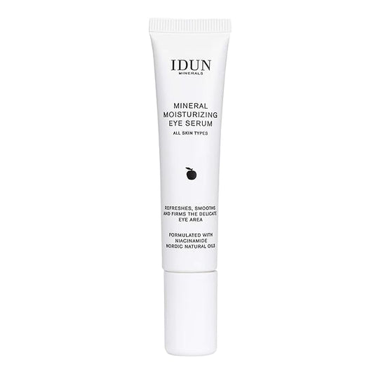 IDUN Minerals Moisturizing Eye Serum - For A Refreshing, Smoothing And Firming Effect - Softening Creamy Eye Serum - Smooth Supple Skin - For Delicate Area Around The Eyes - 0.5 Oz, (I0108552)
