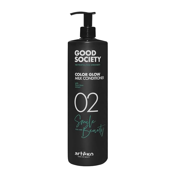 Artègo Good Society Color Glow Milk Conditioner (33.8 fl oz) – Lightweight Detangling Conditioner for Color-Treated Hair