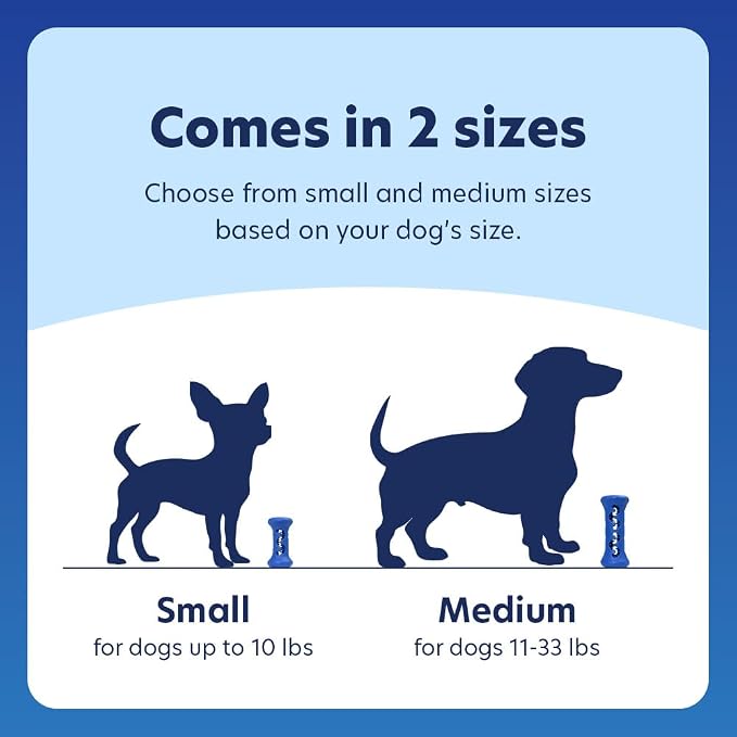 SuperPaw Dog Dental Chew Holder - Healthy Toy for Boredom Relief and Oral Care (60+ Min Extended Chew Time) - Small, 1 Pack