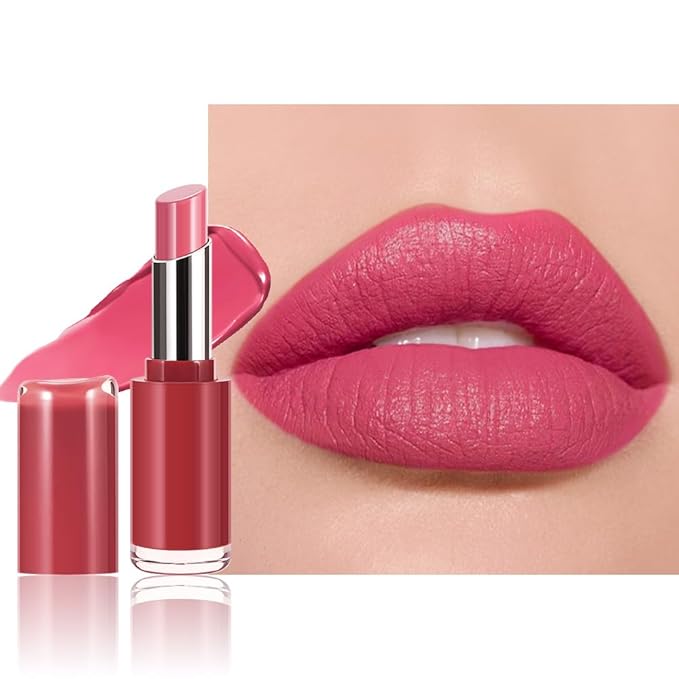 Honey Lipstick Tinted Lip Balm - Matte Tint Cream Lipsticks for All Skin Tones, Hydrating Lip Stain, Can be Buildable Blendable Nourishing Moisturizing Suitable for Women to Every Day Makeup 03