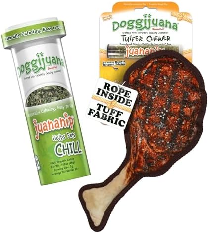 Doggijuana Tomahawk & Juananip Bundle | Squeaky Refillable Plush Toy