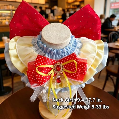 Cat Dog Lace Bow Collar Luxury Elastic Neckline (#2)
