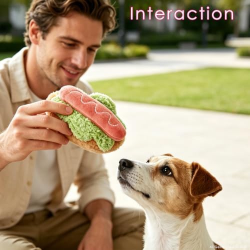 5Pcs Plush Pet Toy, Realistic Food Shaped Chew Toy for Cat, Relieve Boredom (5)