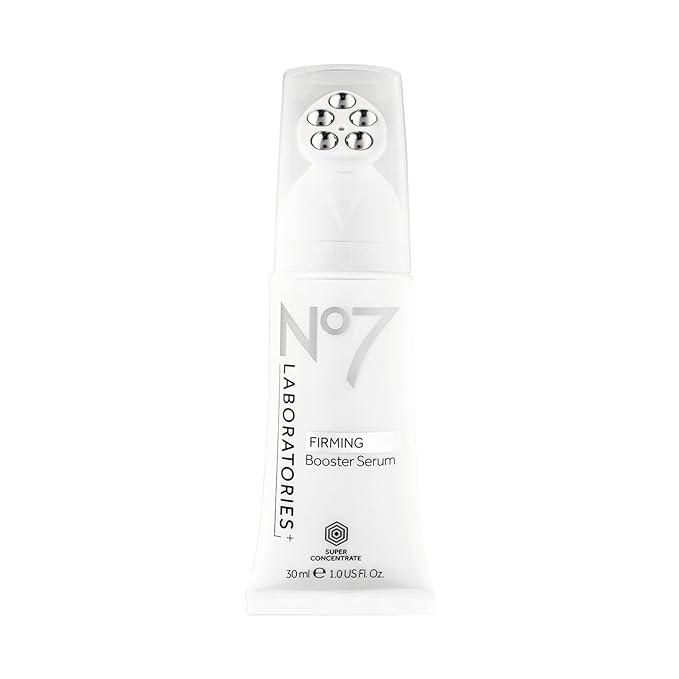 No7 Laboratories Firming Booster Face Serum - Hydrating Serum to Help Visibly Lift, Tone & Tighten Skin - Enriched with Hyaluronic Acid & Peptides for Youthful-Looking Skin (1 Fl Oz)