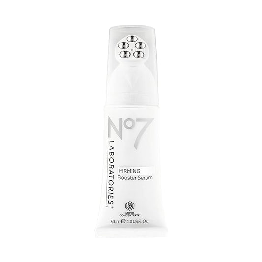 No7 Laboratories Firming Booster Face Serum - Hydrating Serum to Help Visibly Lift, Tone & Tighten Skin - Enriched with Hyaluronic Acid & Peptides for Youthful-Looking Skin (1 Fl Oz)