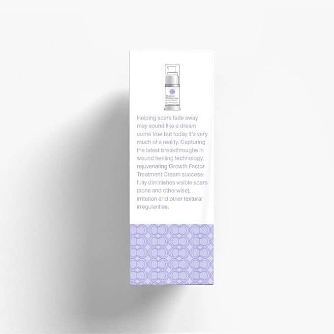 CONTROL CORRECTIVE Growth Factor Treatment Cream, 0.5 Oz - An Elegant Facial Cream For Calming Down Skin After Peels, Microdermabrasion Or Retinol Usage, Diminishes Visible Scars, Soothes Irritation