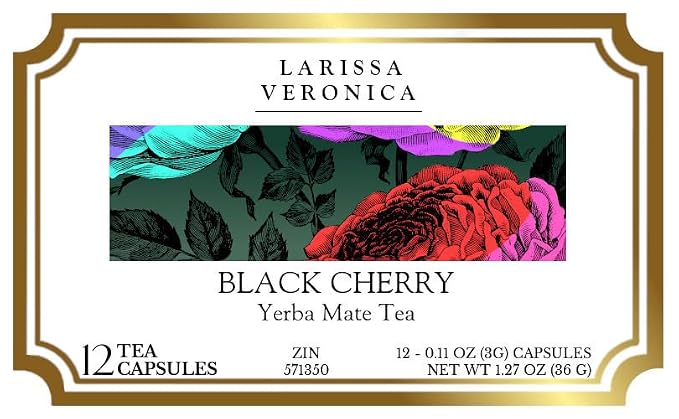 Black Cherry Yerba Mate Tea (Single Serve K-Cup Pods) (12 pods, ZIN: 571350)